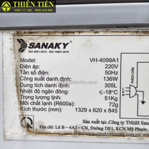 Tủ đông Sanaky VH-4099A1 (5)