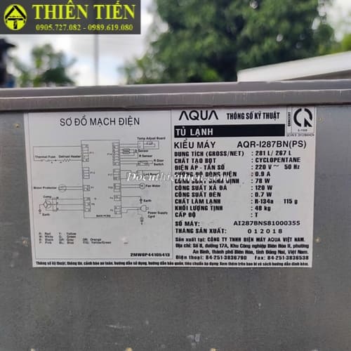 Tủ lạnh Aqua (1)