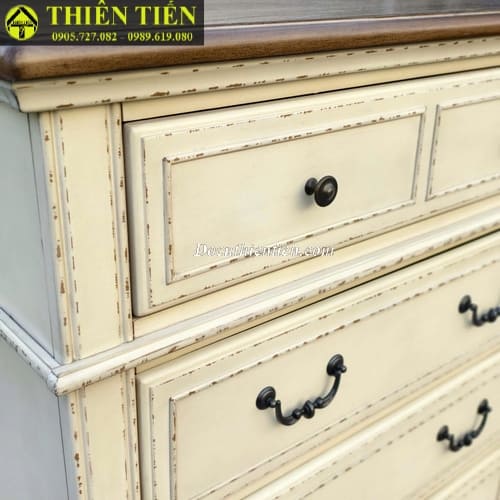 XK Tủ gỗ 5 tầng trắng (5)