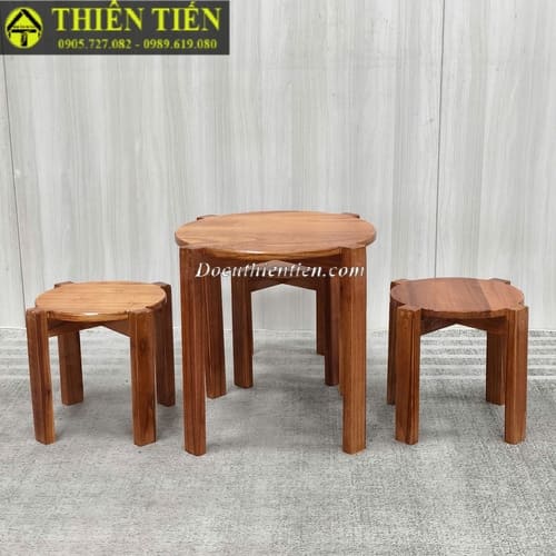 bộ bàn 4 ghế tròn (6)