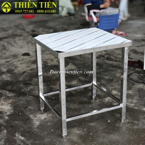 Bàn bếp inox vuông (2)