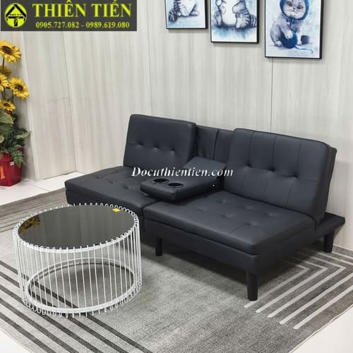 Sofa bed đen (7)