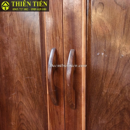 Tủ quần áo 4 cánh gỗ xoan đào (4)