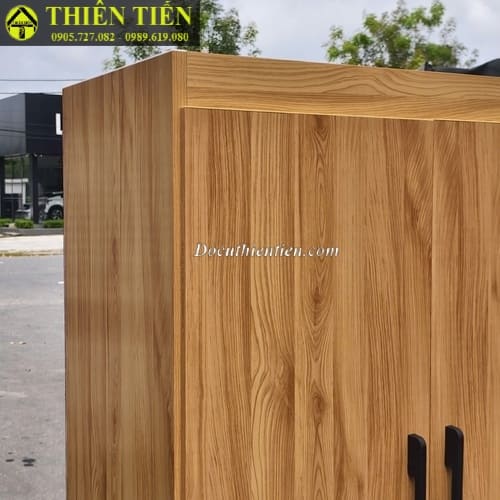 Tủ quần áo 4 cánh nhựa vàng cao cấp (4)