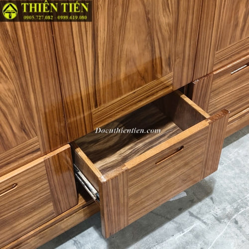 Tủ quần áo 5 cánh gỗ hương xám (5)