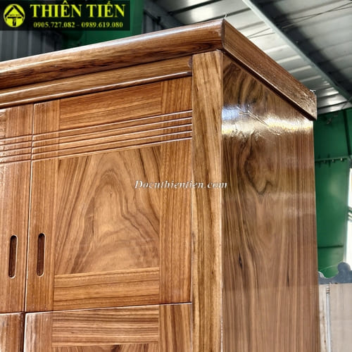 Tủ quần áo 5 cánh gỗ hương xám (6)