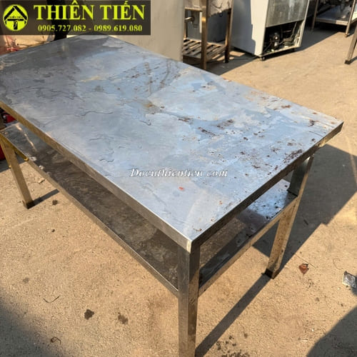 Bàn bếp inox 2 tầng 135cm (3)