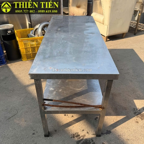 Bàn bếp inox 2 tầng 145cm (2)