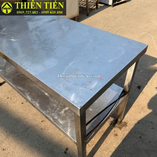 Bàn bếp inox 2 tầng 145cm (3)