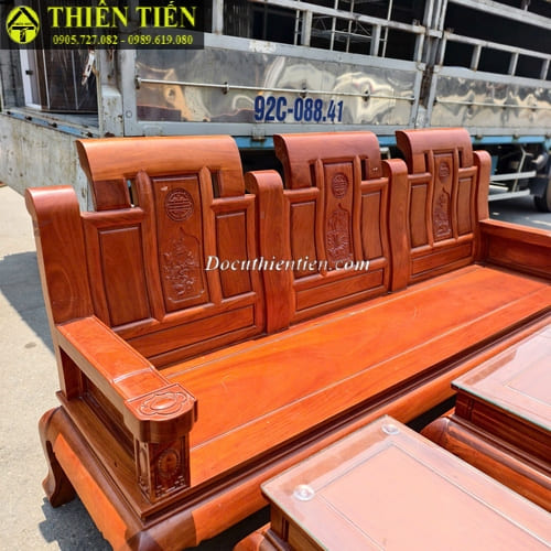 Bộ salon gỗ gõ đỏ (3)