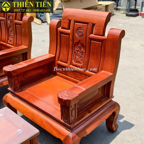 Bộ salon gỗ gõ đỏ (5)
