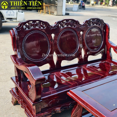 Bộ salon gỗ keo (3)