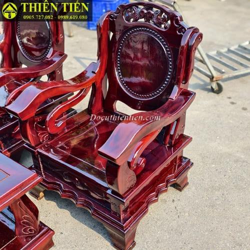 Bộ salon gỗ keo (4)