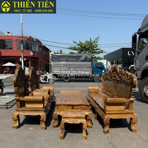 Bộ salon mun đuôi công (3)