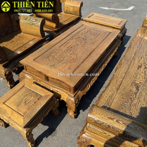 Bộ salon mun đuôi công (4)