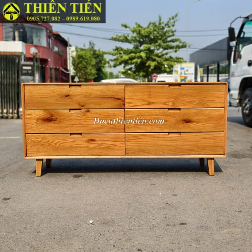 P-Tủ 6 ngăn gỗ sồi mỹ (1)