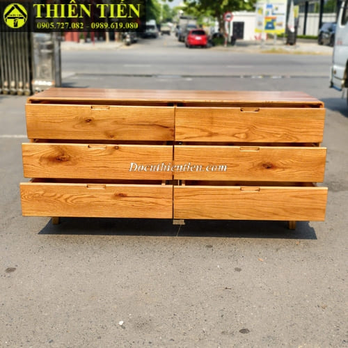P-Tủ 6 ngăn gỗ sồi mỹ (3)