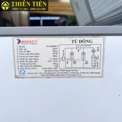 Tủ đông mát Sanaky VH-3699W1 (1)