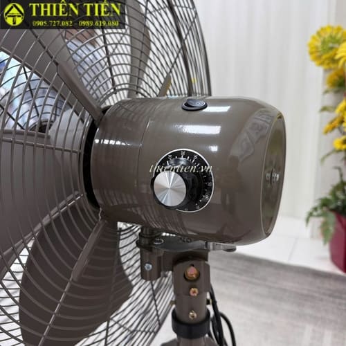 Quạt 4 chân 5 cánh HUPA DC2200 nâu + điều khiểnjpg (3)
