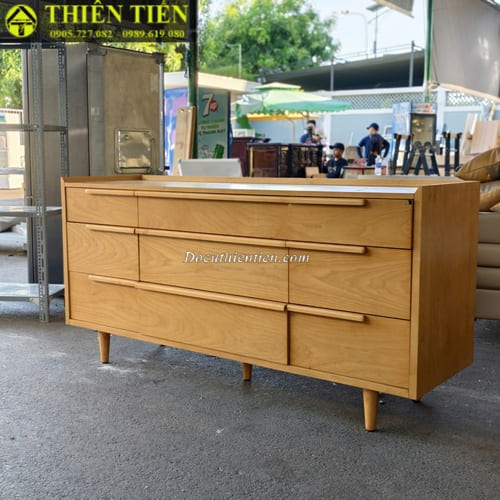 Tủ gỗ sồi 9 ngăn (1)