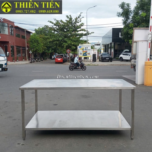 Bàn bếp inox 2 tầng lớn (1)