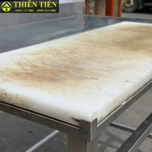 Bàn bếp inox có thớt (3)