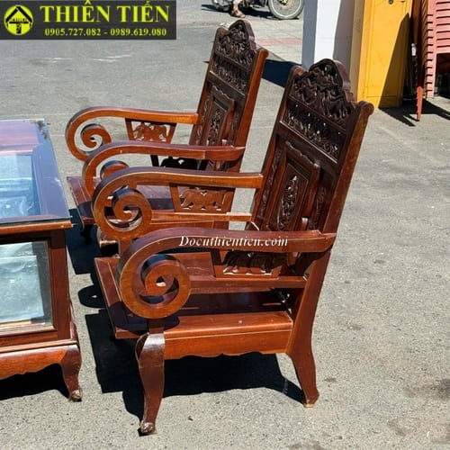Bộ salon xưa tay cuốn (5)