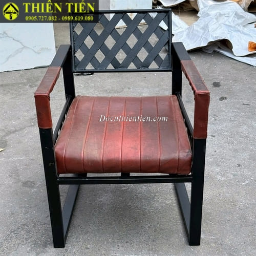 Ghế sofa đơn da bò (1)