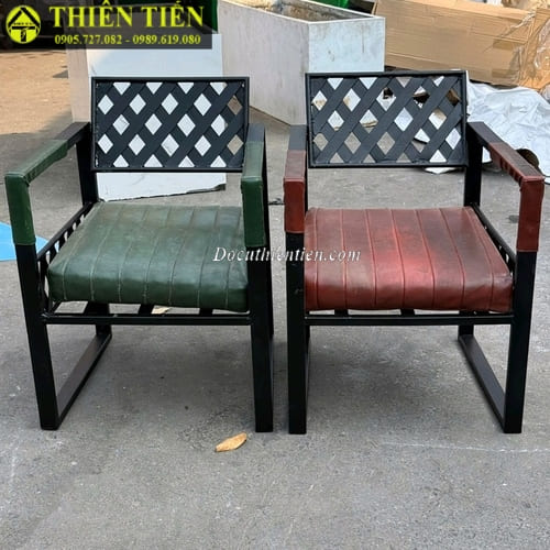 Ghế sofa đơn da bò (2)