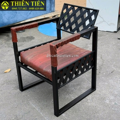 Ghế sofa đơn da bò (4)