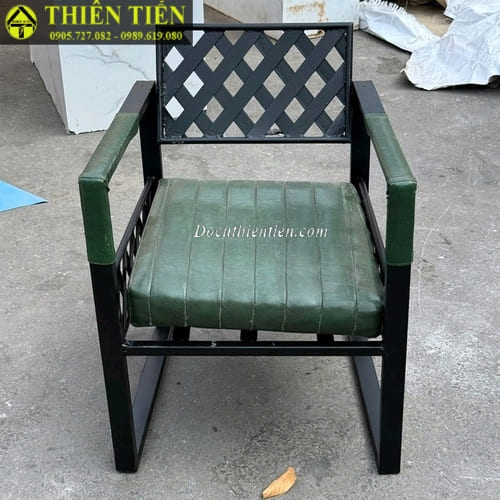 Ghế sofa đơn xanh (4)