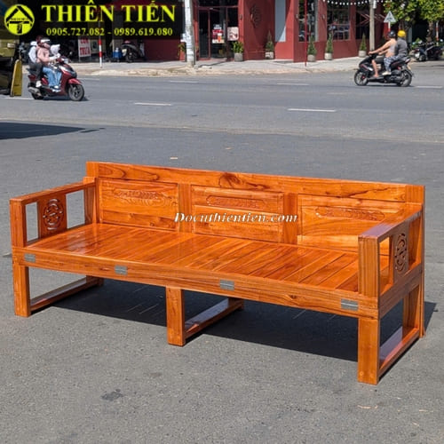H-Ghế trường kỷ 1m2 gỗ xoan ta (4)