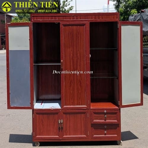 Tủ quần áo 3 cánh nhôm (3)