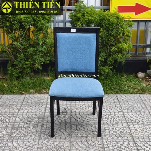 Ghế gỗ nệm xanh (3)