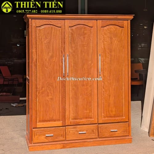 Tủ quần áo 3 cánh gỗ (2)