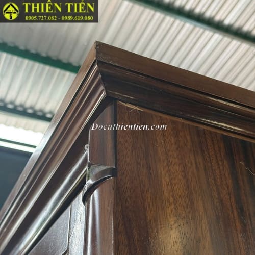 Tủ quần áo 3 cánh gỗ mun (4)