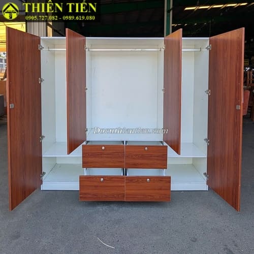 Tủ quần áo 4 cánh MDF (4)