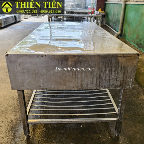 Bàn bếp inox thanh song dài (4)
