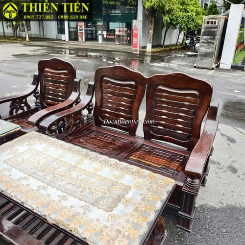 Bộ salon gỗ xoan đào (1)