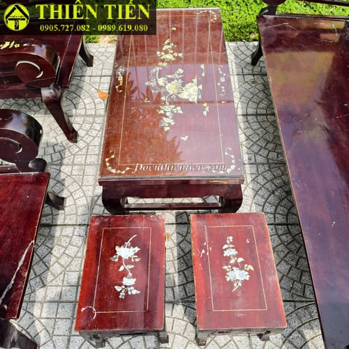 Bộ salon xưa tay cuốn (1)