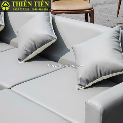 Bộ sofa góc L xám (k bàn) (2)