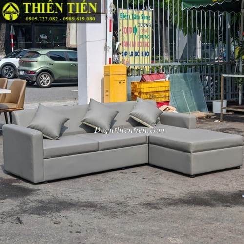 Bộ sofa góc L xám (k bàn) (3)