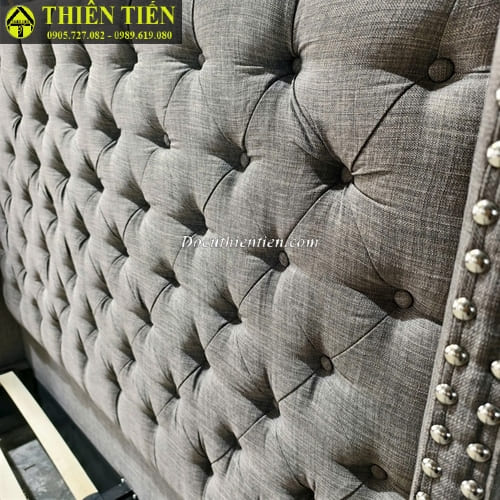 Giường 1m6 D3014Q ( nệm nỉ) (4)