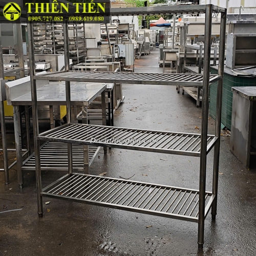 Kệ inox 4 tầng thanh song (2)