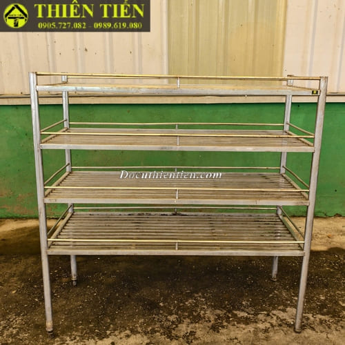 Kệ inox 4 tầng thanh song nhỏ (2)