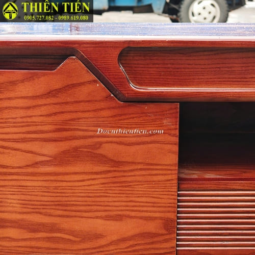 Kệ tivi 2m4 gỗ sồi (1)