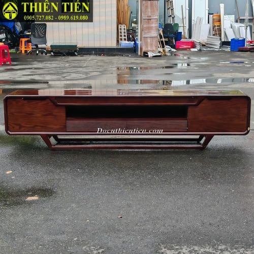 Kệ tivi 2m4 gỗ sồi (2)