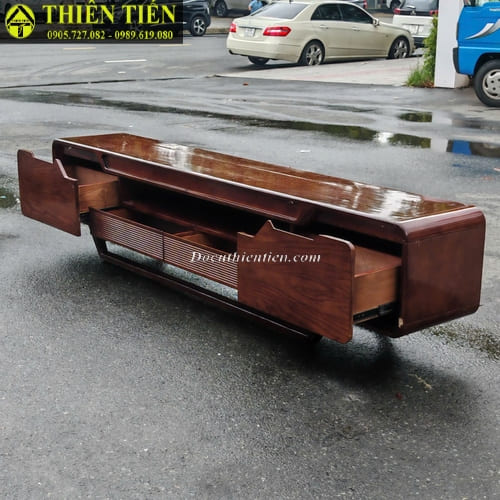 Kệ tivi 2m4 gỗ sồi (4)