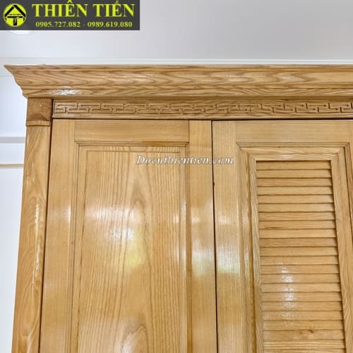 Tủ quần áo 3 cánh gỗ sồi (1)