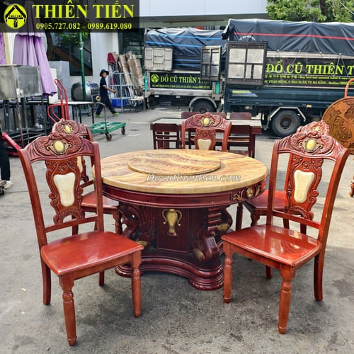 Bộ bàn ăn 5 ghế tròn (2)